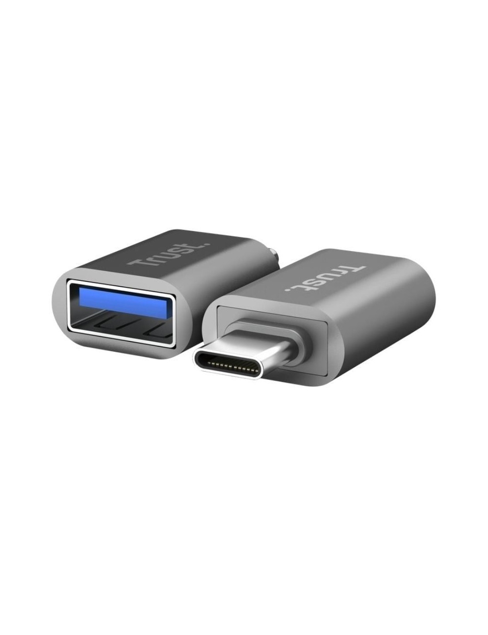 Adaptador USB 3.0 Trust Calyx 26221/ USB Tipo-C Macho - USB Hembra