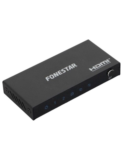 Duplicador HDMI Fonestar FO-22S2ED/ 2x HDMI Hembra - HDMI Macho