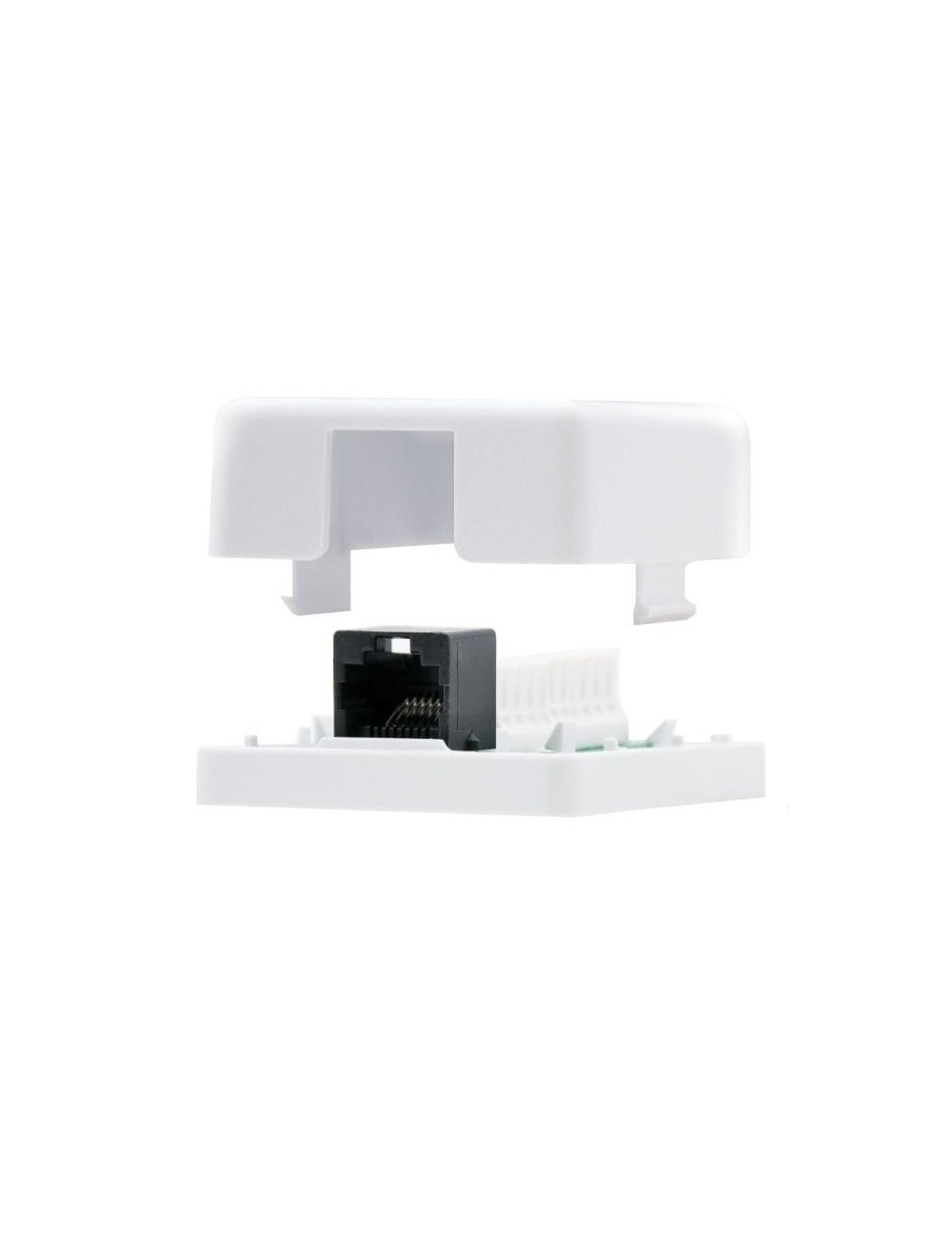 Roseta de Superficie Nanocable 10.21.1501/ Cat.6/ 1 Toma