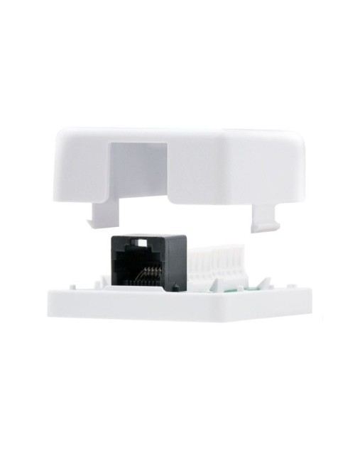 Roseta de Superficie Nanocable 10.21.1501/ Cat.6/ 1 Toma