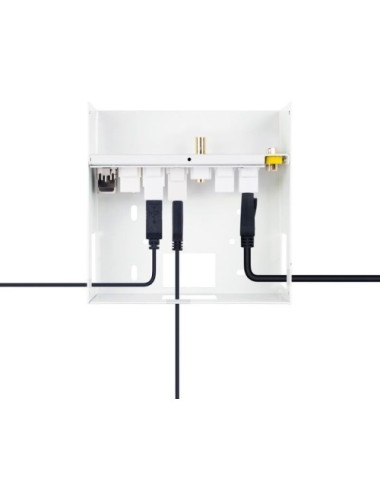 Caja de Conexiones Nanocable 10.35.0004/ VGA - 2x HDMI - Jack 3.5 - USB 3.0 - USB Tipo-C - USB 2.0 - RJ45