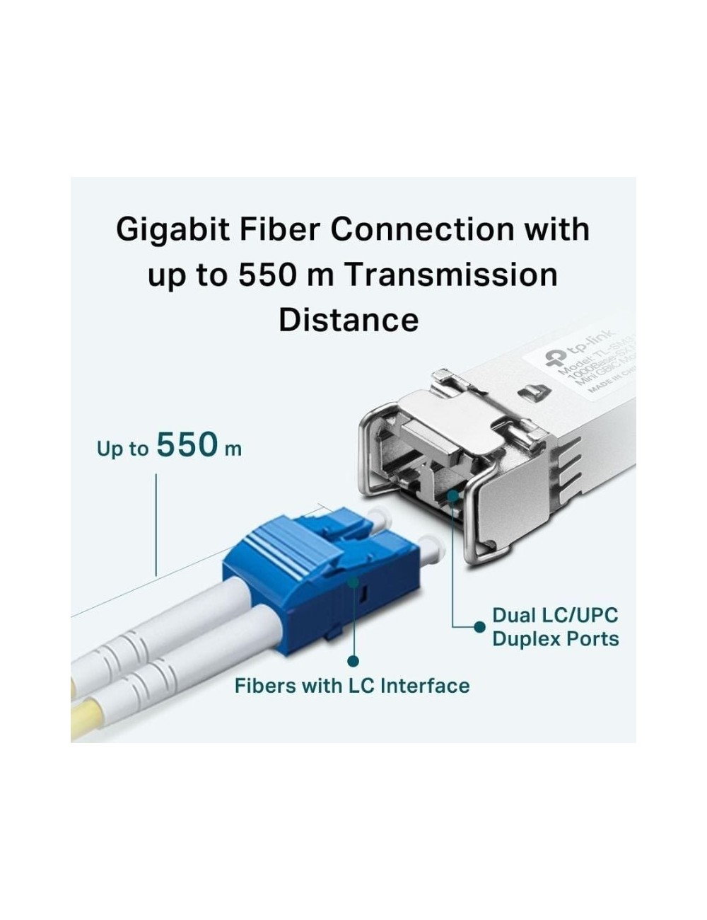 Modulo SFP Transceptor de Fibra Óptica TP-Link TL-SM311LM