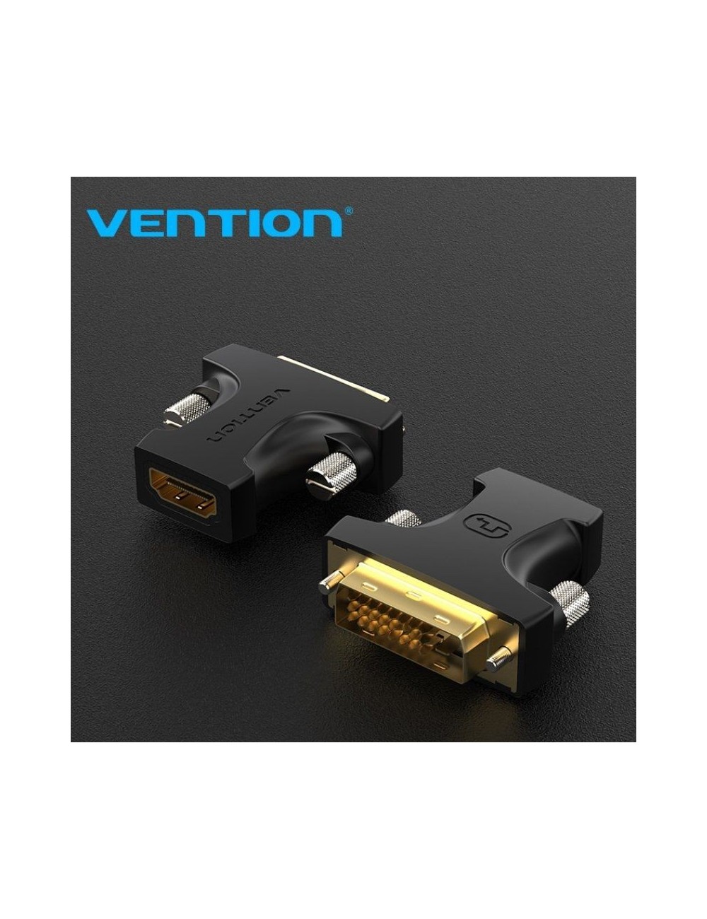 Adaptador HDMI Vention AILB0/ HDMI Hembra - DVI (24+1) Macho