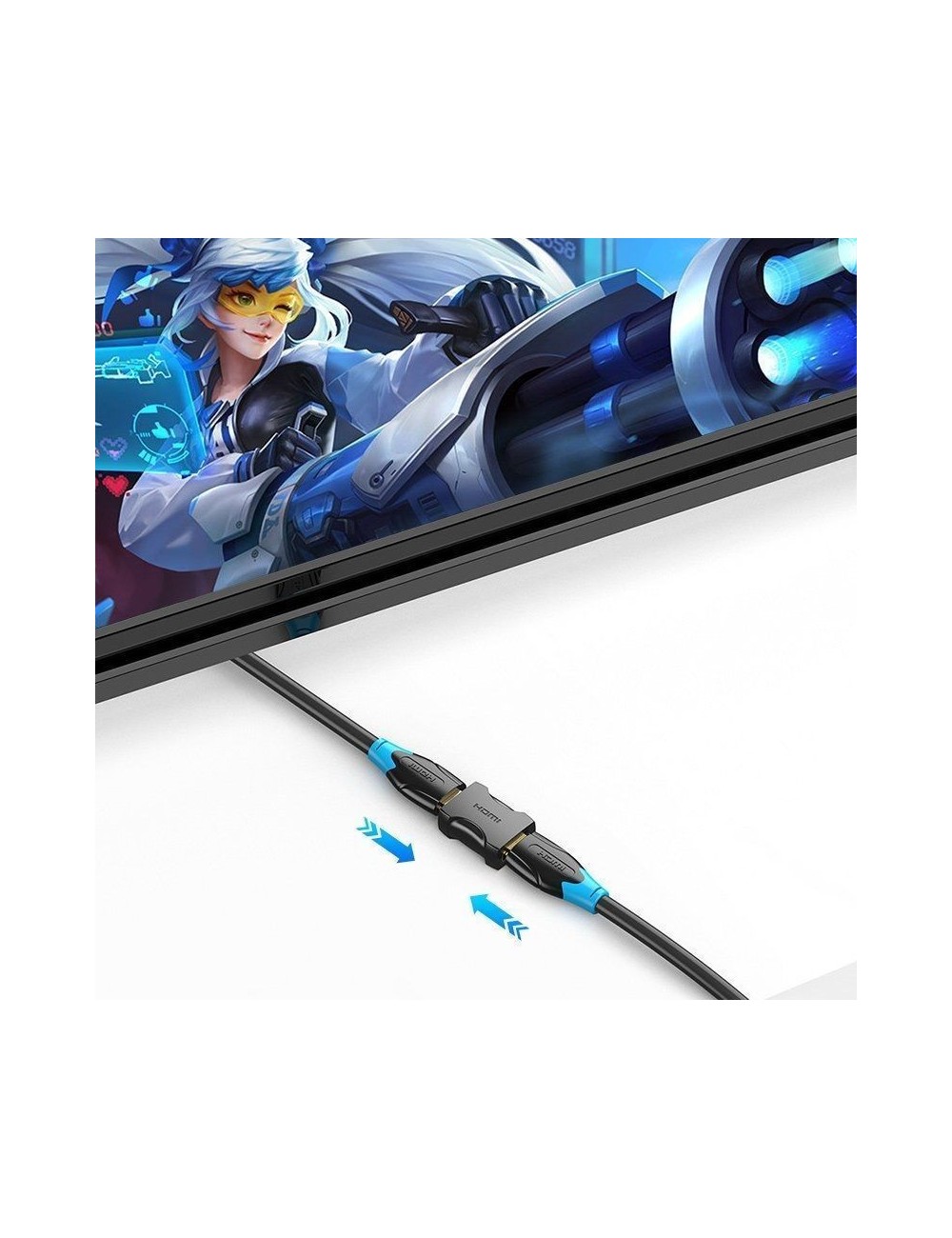 Adaptador HDMI 2.0 4K Vention AIRB0/ HDMI Hembra - HDMI Hembra