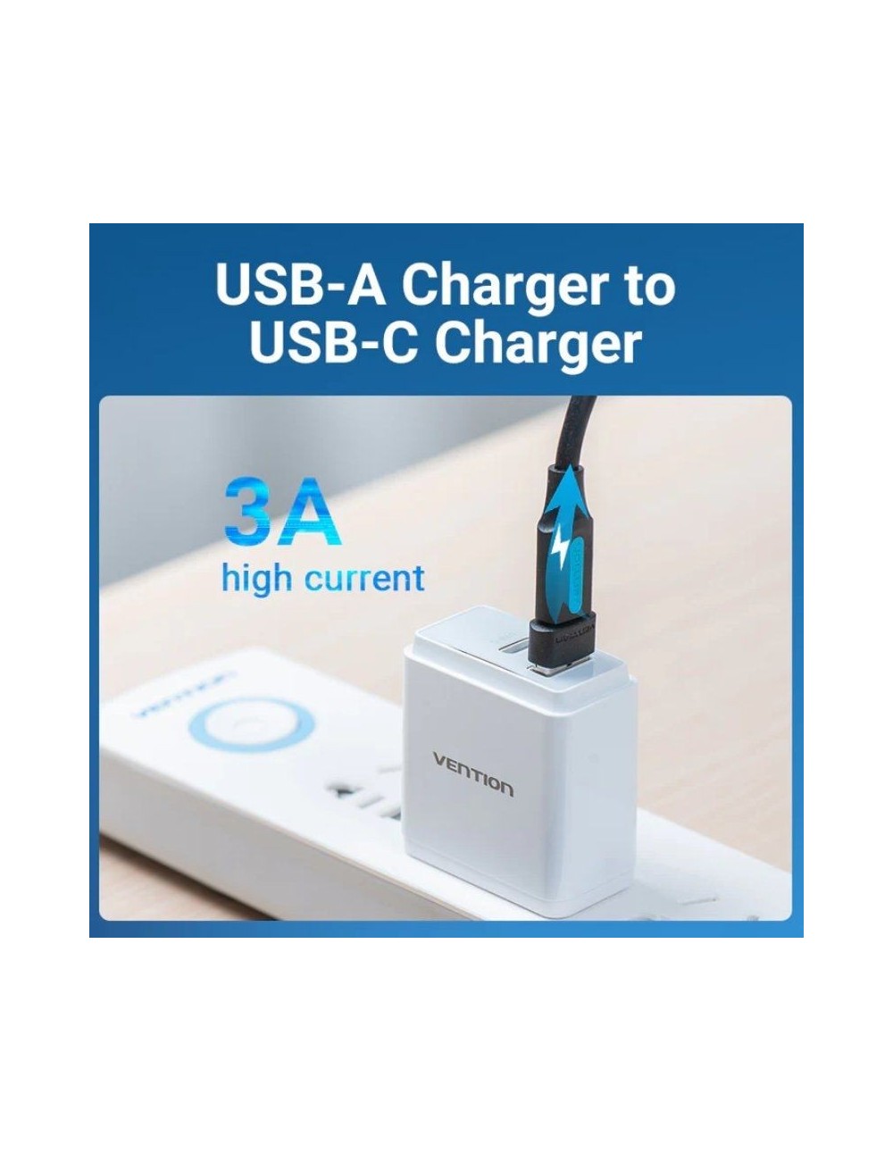 Adaptador USB 2.0 Vention CDWB0/ USB Tipo-C Macho - USB Hembra