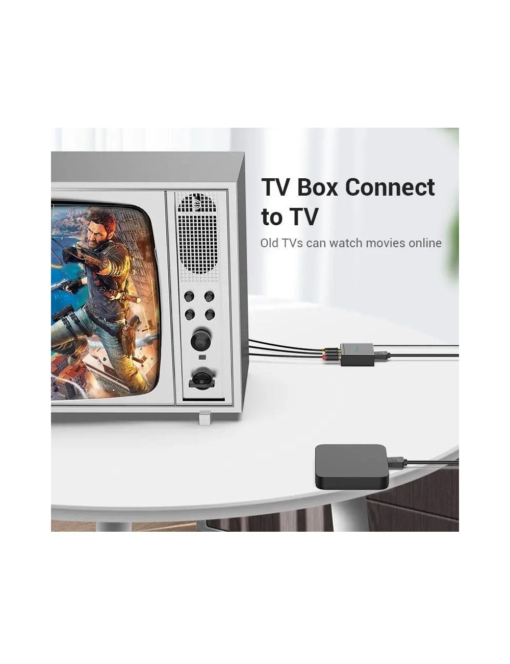 Convertidor HDMI a RCA Vention AEEB0/ HDMI Hembra - RCA Hembra - MiniUSB Hembra