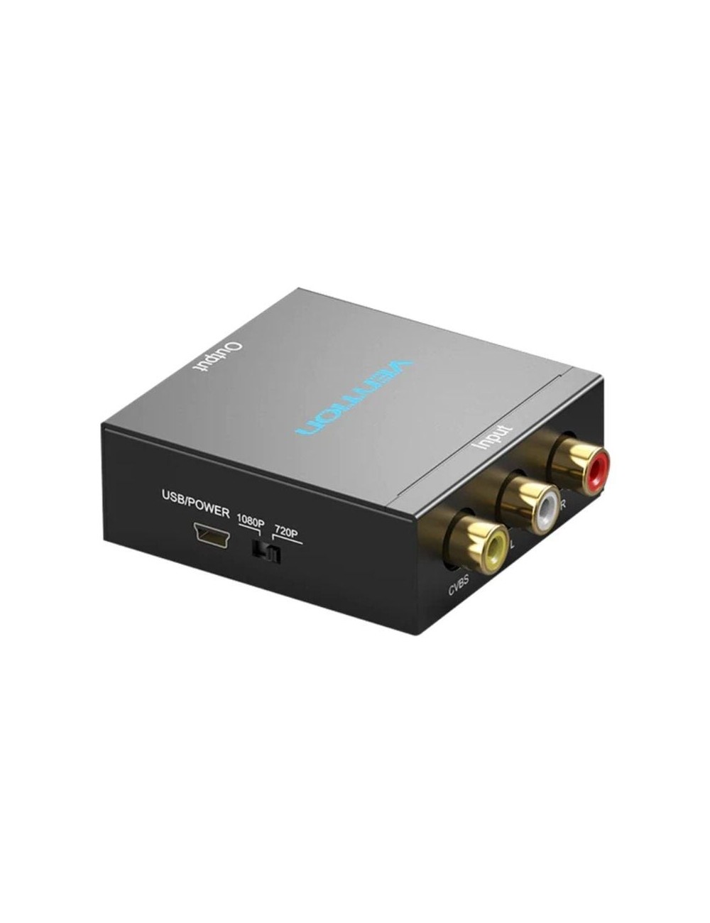 Convertidor RCA a HDMI Vention AEFB0/ RCA Hembra - HDMI Hembra - MiniUSB Hembra