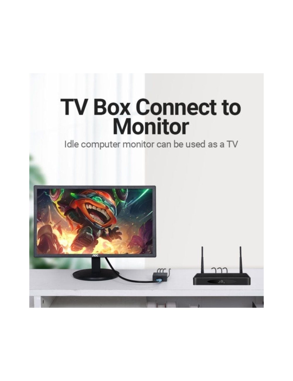 Convertidor RCA a HDMI Vention AEFB0/ RCA Hembra - HDMI Hembra - MiniUSB Hembra