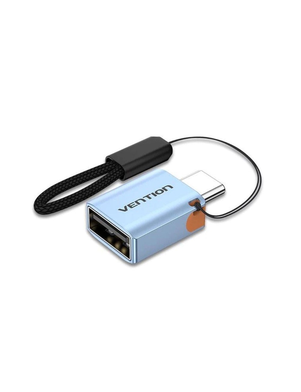 Adaptador OTG USB 3.1 Vention CUBH0/ USB Tipo-C Macho - USB Hembra/ Azul