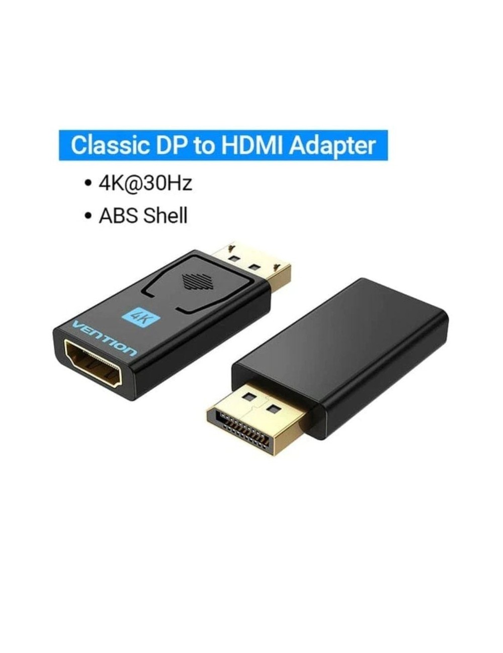 Adaptador HDMI 4K Vention HBPB0/ DisplayPort Macho - HDMI Hembra
