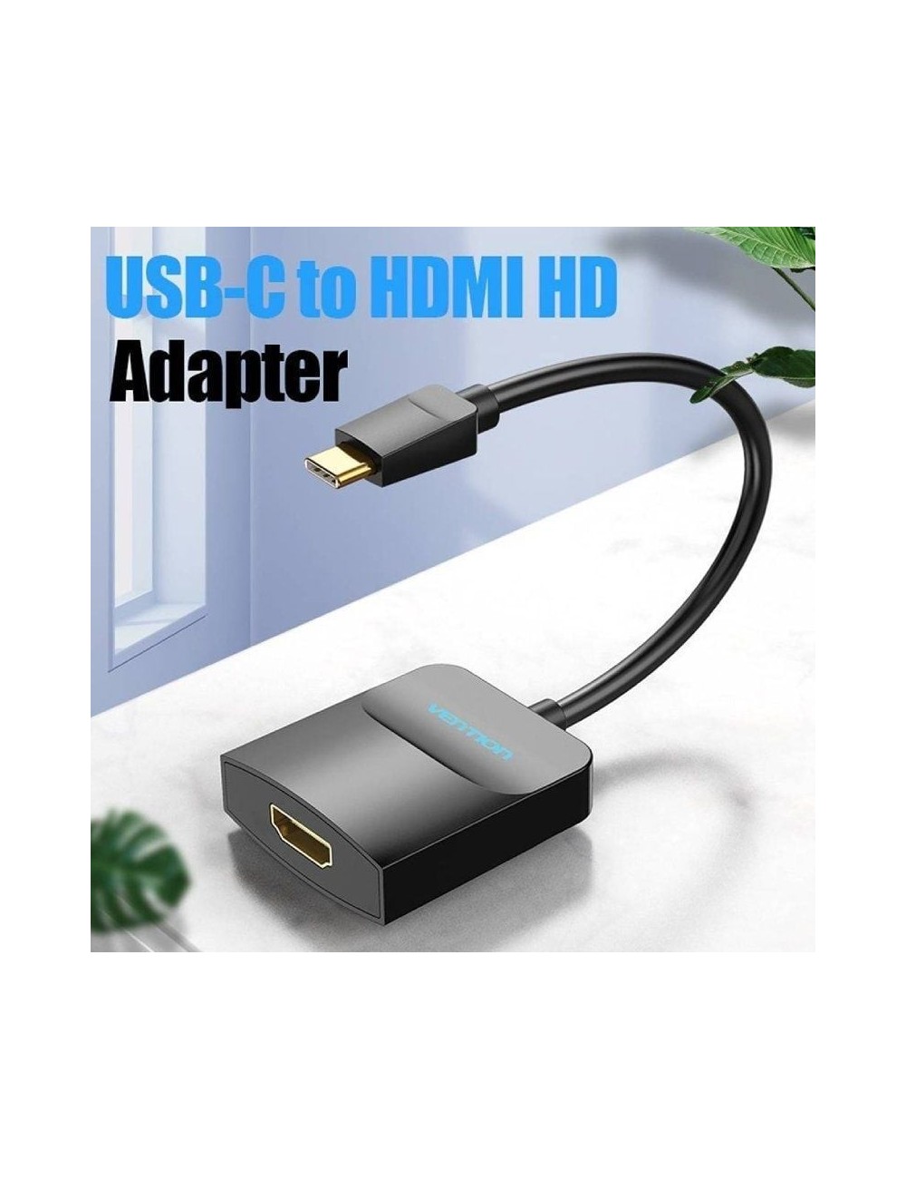 Adaptador Vention TDCBB/ USB Tipo-C Macho - HDMI Hembra