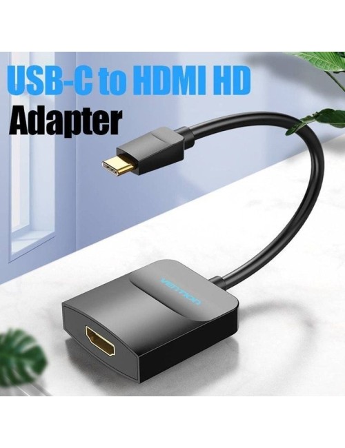 Adaptador Vention TDCBB/ USB Tipo-C Macho - HDMI Hembra