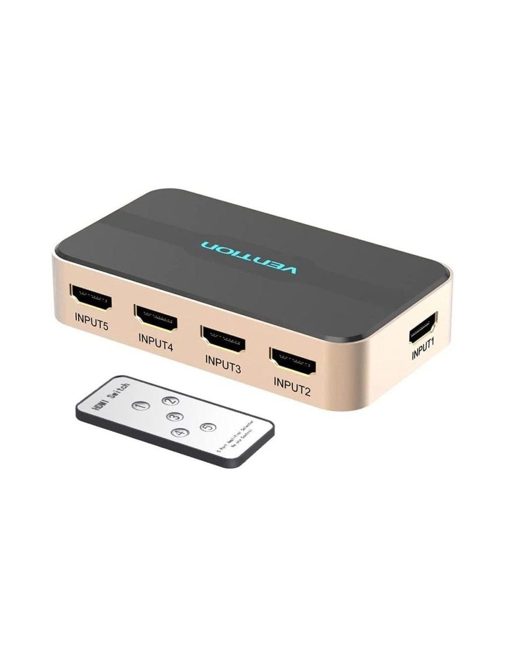 Duplicador HDMI Vention ACDG0/ 5x HDMI Hembra - HDMI Macho