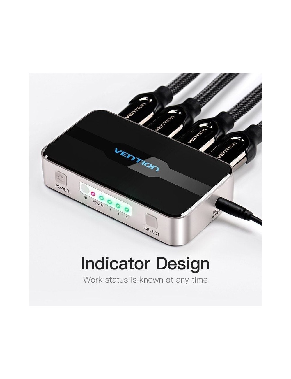 Duplicador HDMI Vention AFFH0/ 4x HDMI Hembra - HDMI Macho