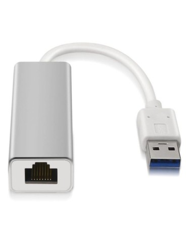 ADAPTADOR USB A LAN AISENS A106-0049 DE USB 3.0 A ETHERNET GIGABIT 10 100 1000 MBPS  15 CM