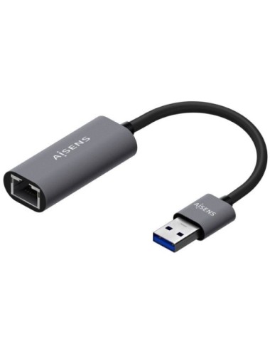 Adaptador USB 3.0 - RJ45 Aisens A106-0708/ 1000Mbps