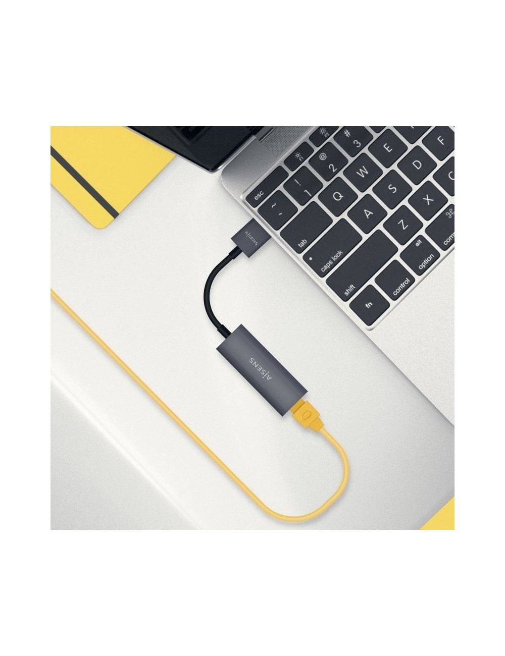 Adaptador USB 3.0 - RJ45 Aisens A106-0708/ 1000Mbps