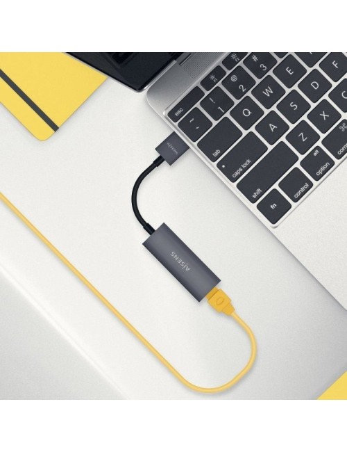 Adaptador USB 3.0 - RJ45 Aisens A106-0708/ 1000Mbps