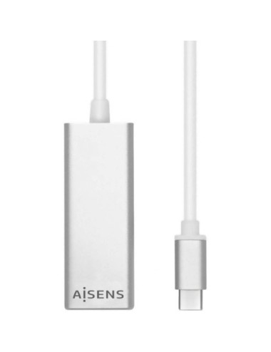 Adaptador USB Tipo-C - RJ45 Aisens A109-0341/ 1000Mbps