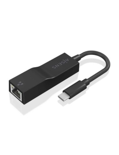 Adaptador USB Tipo-C - RJ45 Aisens A109-0765/ 1000 Mbps