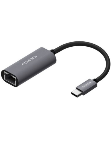 Adaptador USB Tipo-C - RJ45 Aisens A109-0709/ 1000Mbps