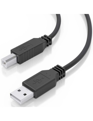 Cable Alargador USB 2.0 Aisens A101-0906/ USB Macho - USB Tipo-B/ 15m/ Negro