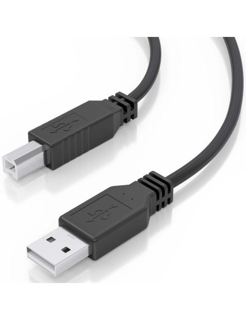 Cable Alargador USB 2.0 Aisens A101-0906/ USB Macho - USB Tipo-B/ 15m/ Negro