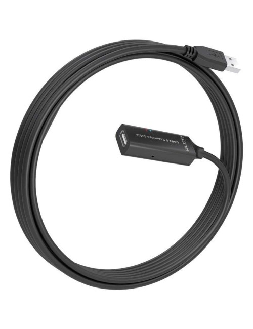 Cable Alargador USB 2.0 Aisens A101-0914/ USB Macho - USB Hembra/ 5m/ Negro
