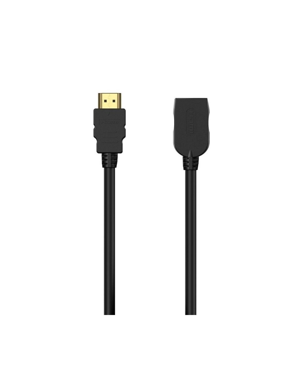 Cable Alargador HDMI Aisens A120-0544/ HDMI Macho - HDMI Hembra/ Hasta 10W/ 2250Mbps/ 1m/ Negro