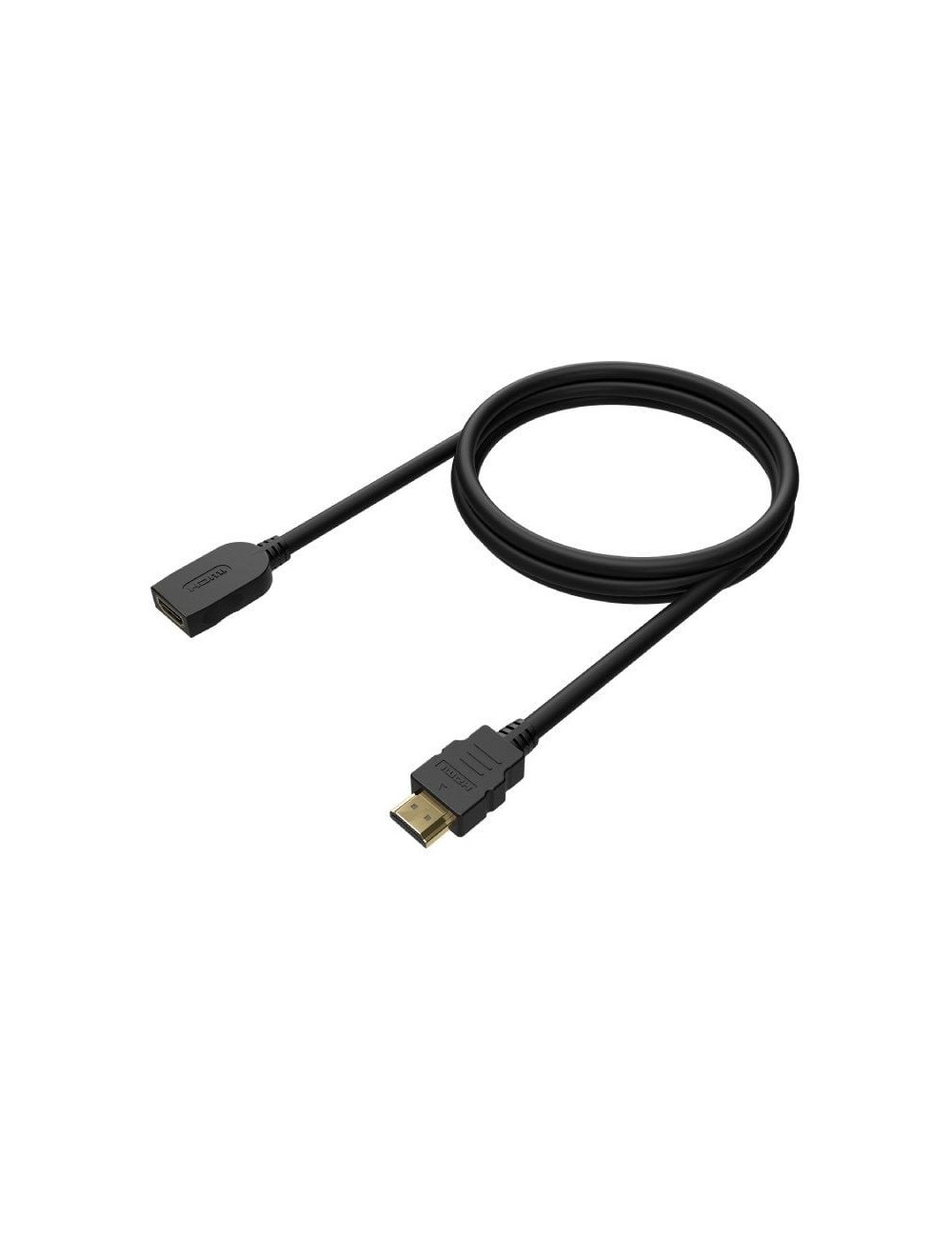 Cable Alargador HDMI Aisens A120-0546/ HDMI Macho - HDMI Hembra/ Hasta 10W/ 2250Mbps/ 3m/ Negro