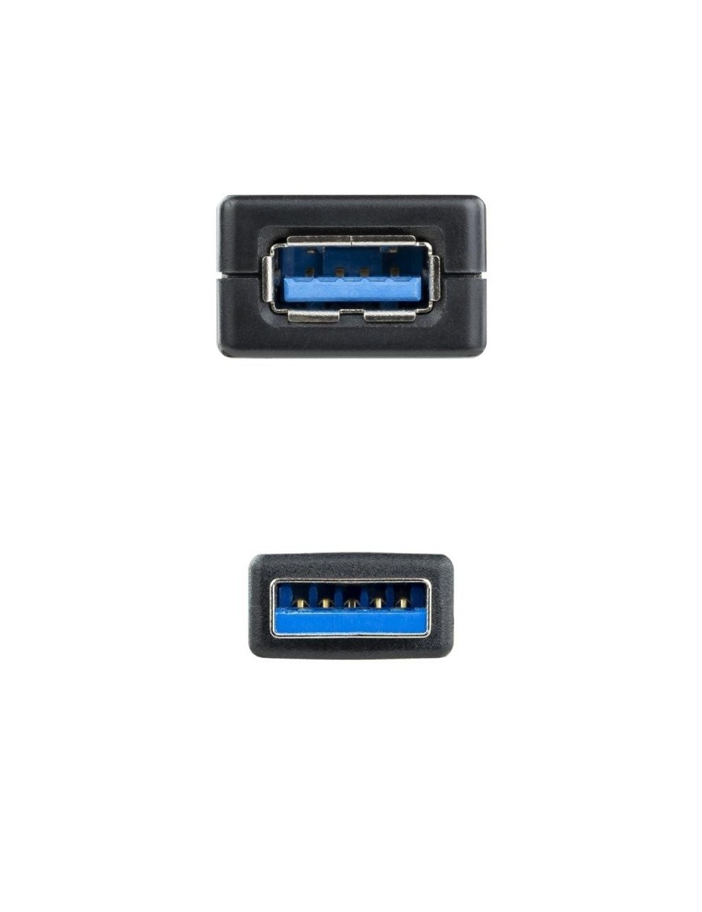 Cable Alargador Amplificador USB 3.0 Nanocable 10.01.0312/ USB Macho - USB Hembra/ 10m/ Negro