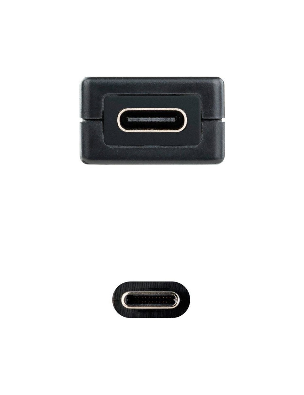 Cable Alargador USB Tipo-C 3.2 con Amplificador Nanocable 10.01.1312/ USB Tipo-C Macho - USB Tipo-C Hembra/ 10m/ Negro
