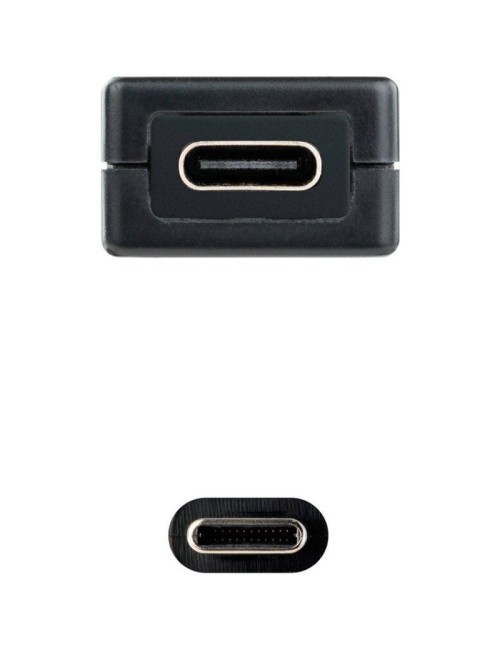 Cable Alargador USB Tipo-C 3.2 con Amplificador Nanocable 10.01.1312/ USB Tipo-C Macho - USB Tipo-C Hembra/ 10m/ Negro