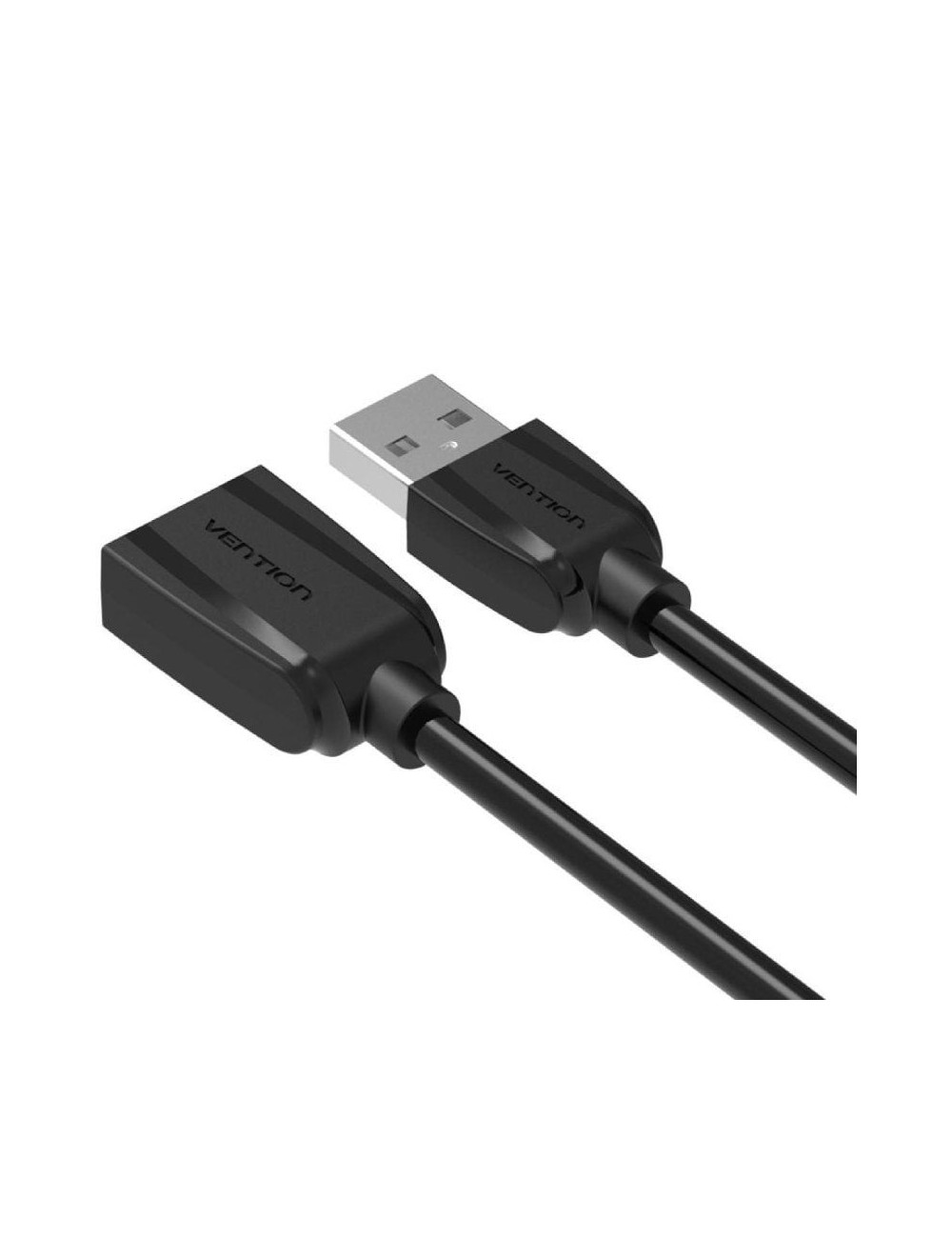 Cable Alargador USB 2.0 Vention VAS-A44-B500/ USB Macho - USB Hembra/ 5m/ Negro