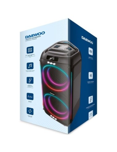 Altavoz Portable con Bluetooth Daewoo Party Speaker DW3010/ 40W/ 2.1