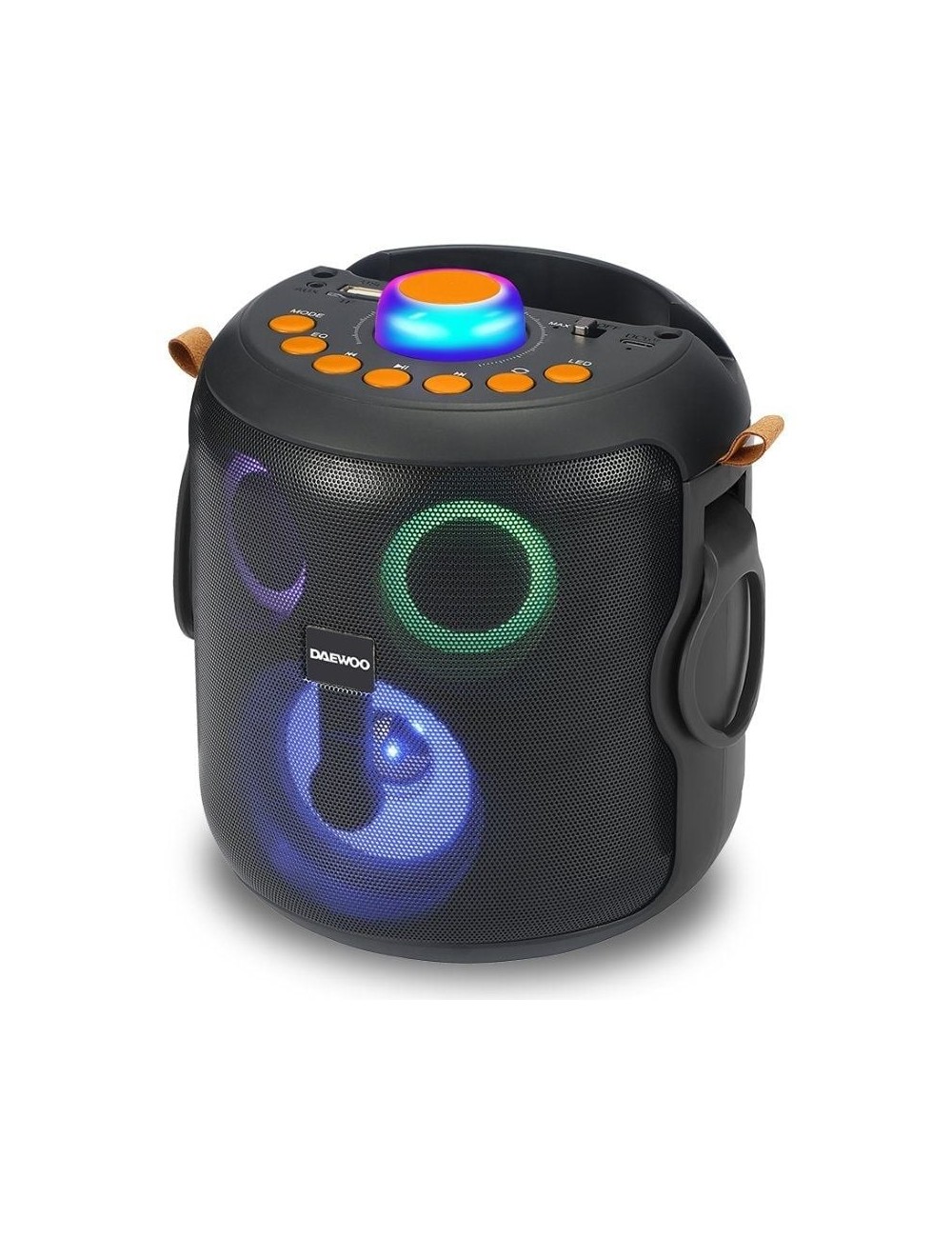 Altavoz con Bluetooth Daewoo Karaoke DW3008/ 15W/ 1.0