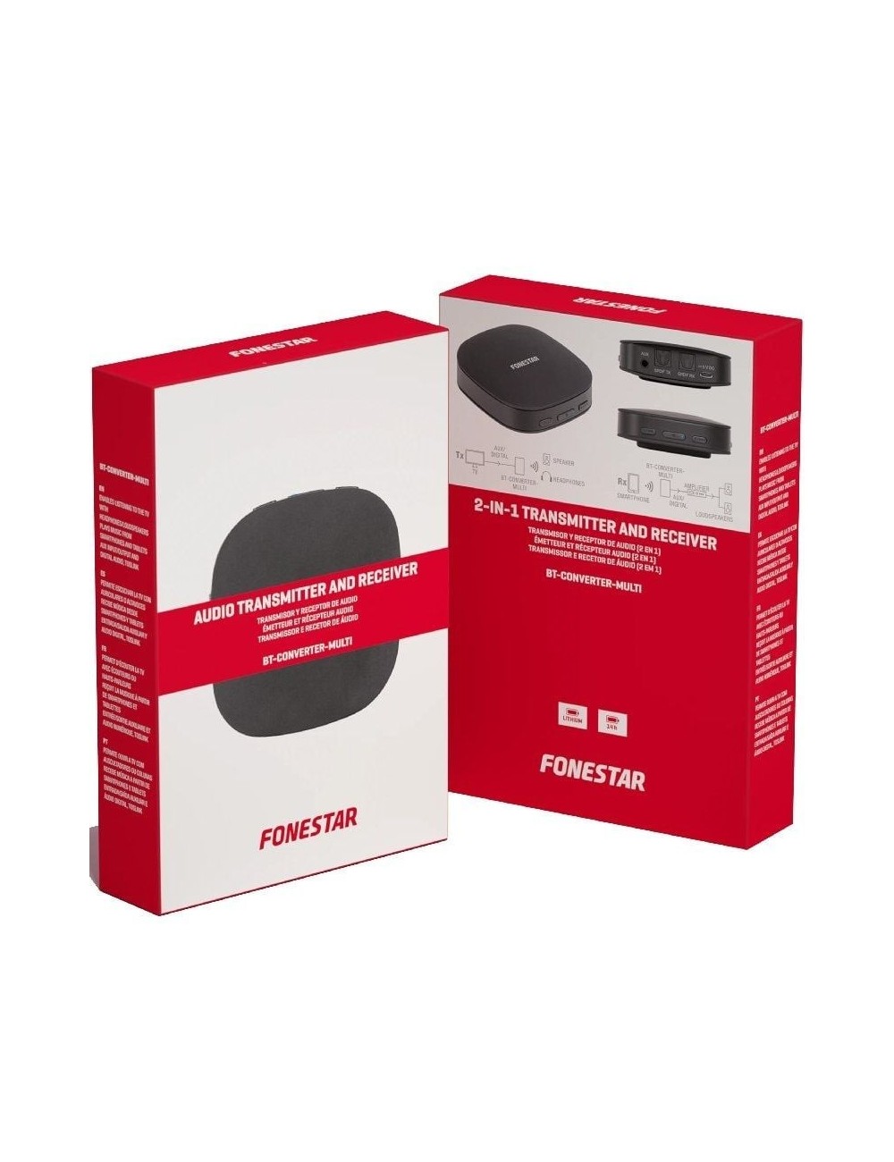 Transmisor y Receptor de Audio Inalámbrico Fonestar BT-CONVERTER-MULTI