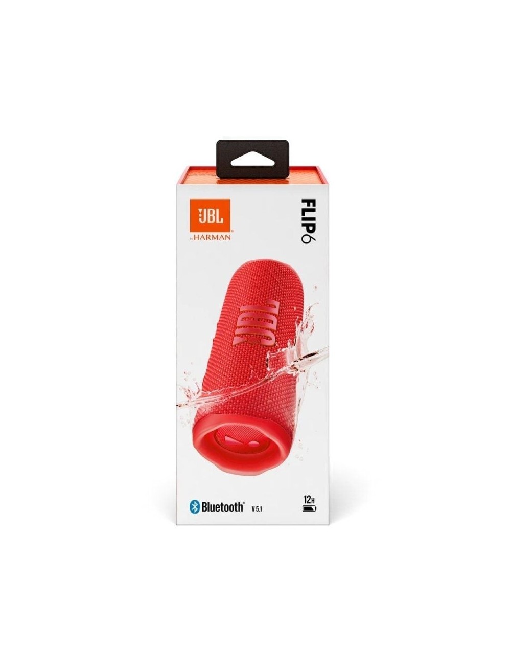 Altavoz con Bluetooth JBL FLIP 6/ 30W/ 1.0/ Rojo