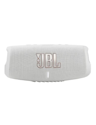 Altavoz con Bluetooth JBL Charge 5/ 40W/ 1.0/ Blanco