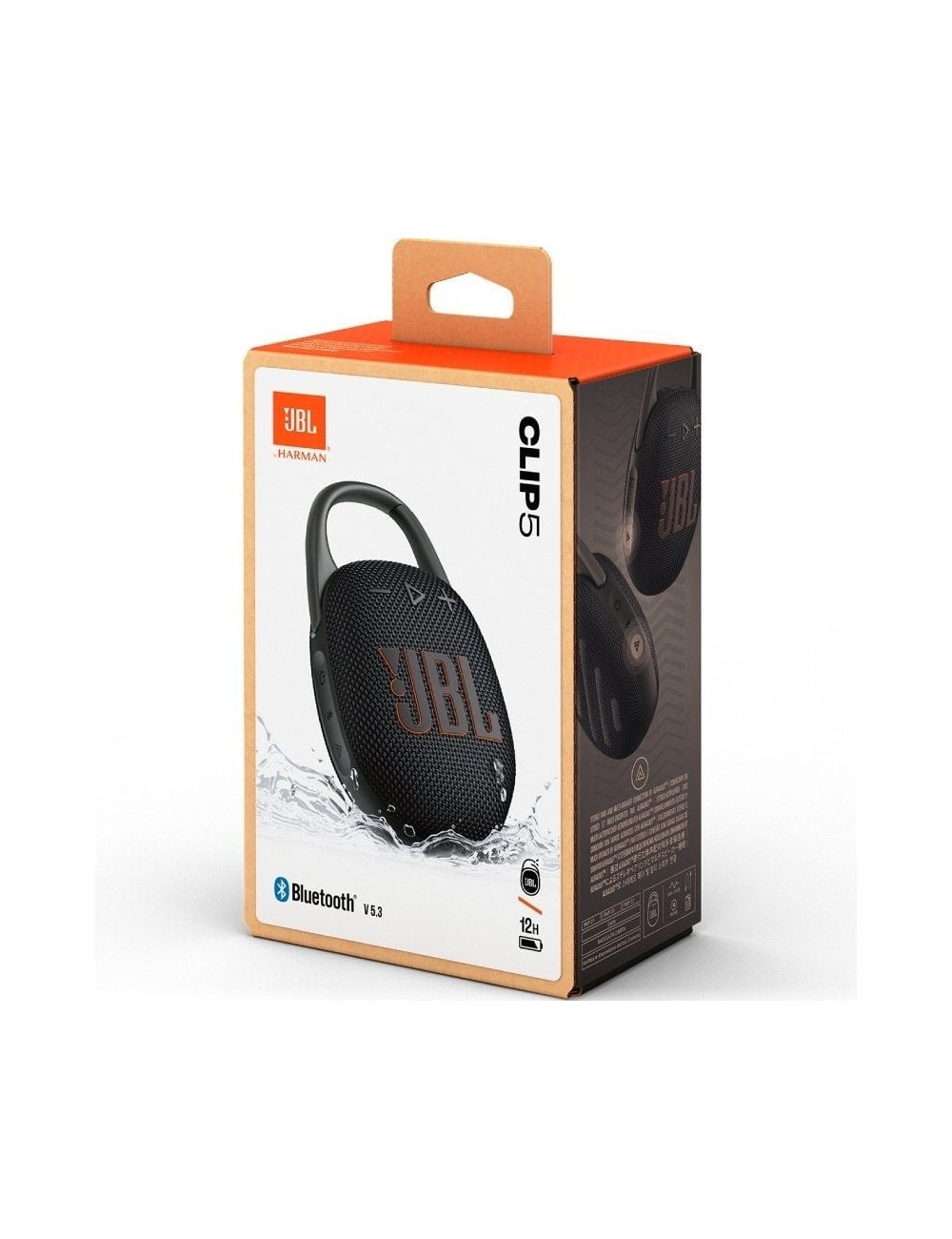 Altavoz con Bluetooth JBL Clip 5/ 7W/ 1.0