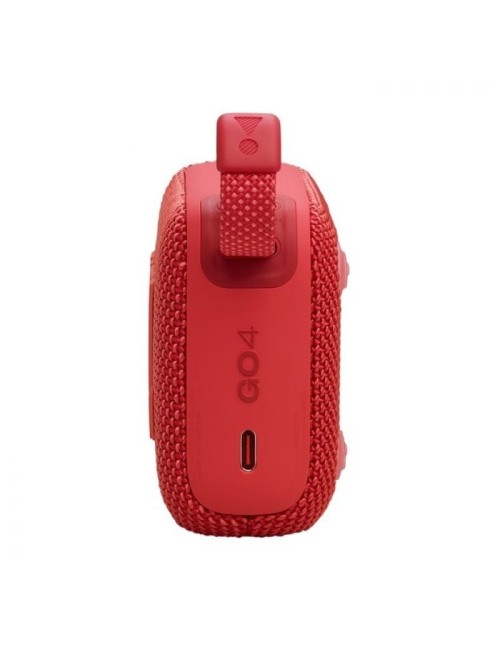 Altavoz con Bluetooth JBL GO 4/ 4.2W/ 1.0/ Rojo