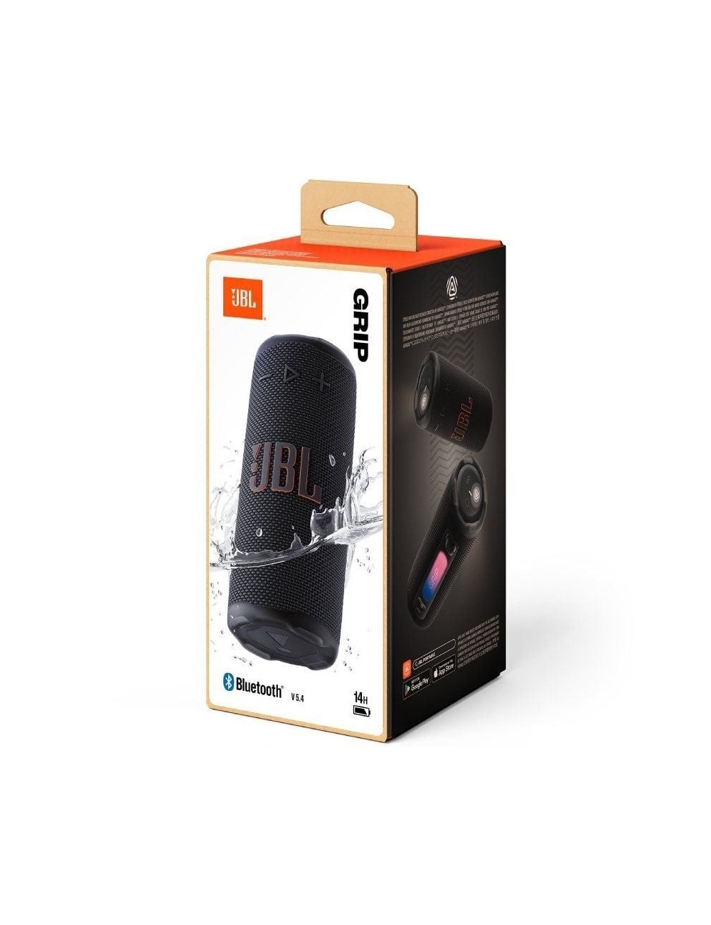 Altavoz con Bluetooth JBL Grip/ 16W/ 1.0/ Negro