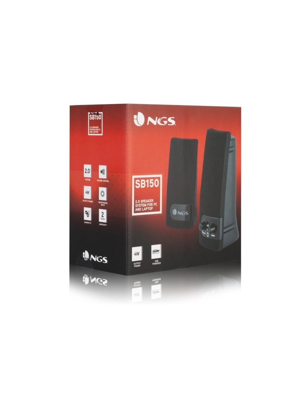 Altavoces NGS Soundband 150/ 4W/ 2.0
