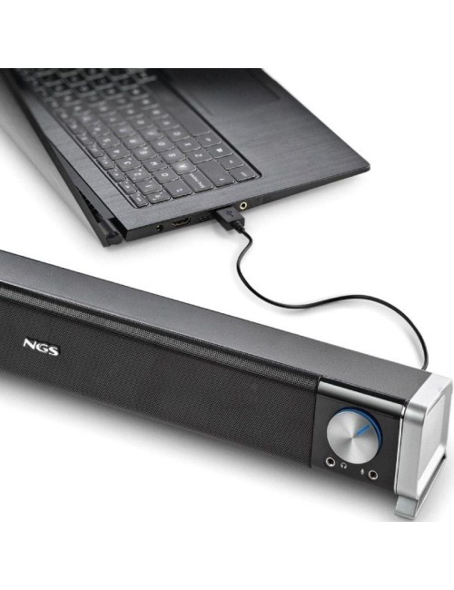 Barra de Sonido con Bluetooth NGS Subway/ 40W/ 2.0/ Negra
