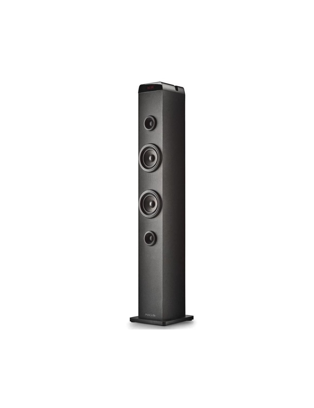 Torre de Sonido con Bluetooth NGS SKY CHARM PRO/ 80W/ 2.0/ Negra