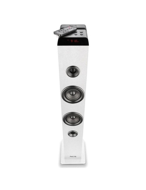 Torre de Sonido con Bluetooth NGS SKY CHARM PRO/ 80W/ 2.0/ Blanca