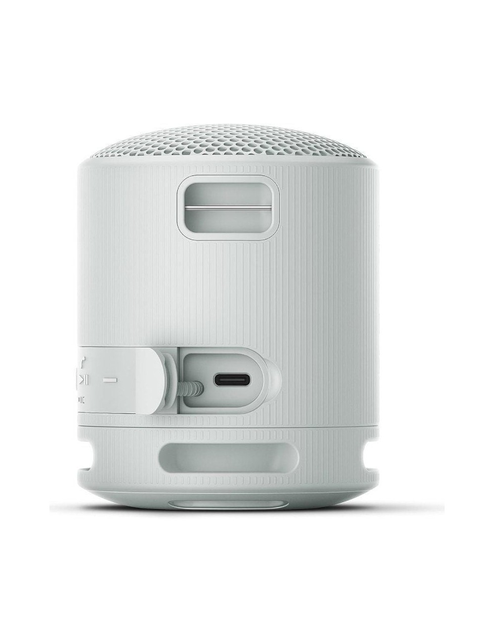 Altavoz Portable con Bluetooth Sony XB100/ 2.0/ Gris Claro