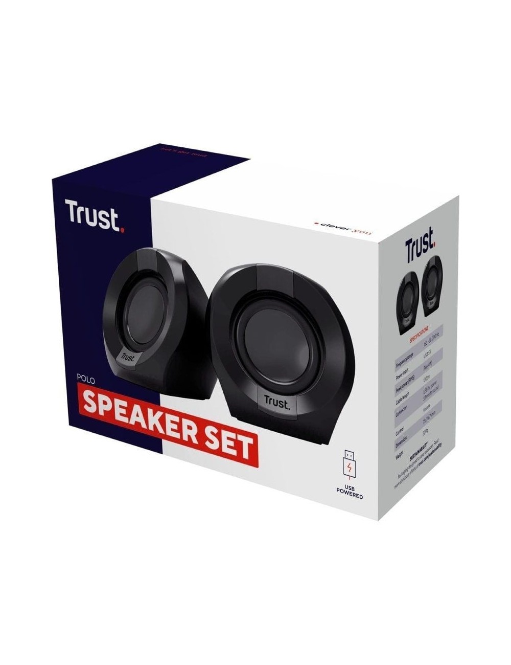Altavoces Trust Polo 2.0/ 8W/ 2.0