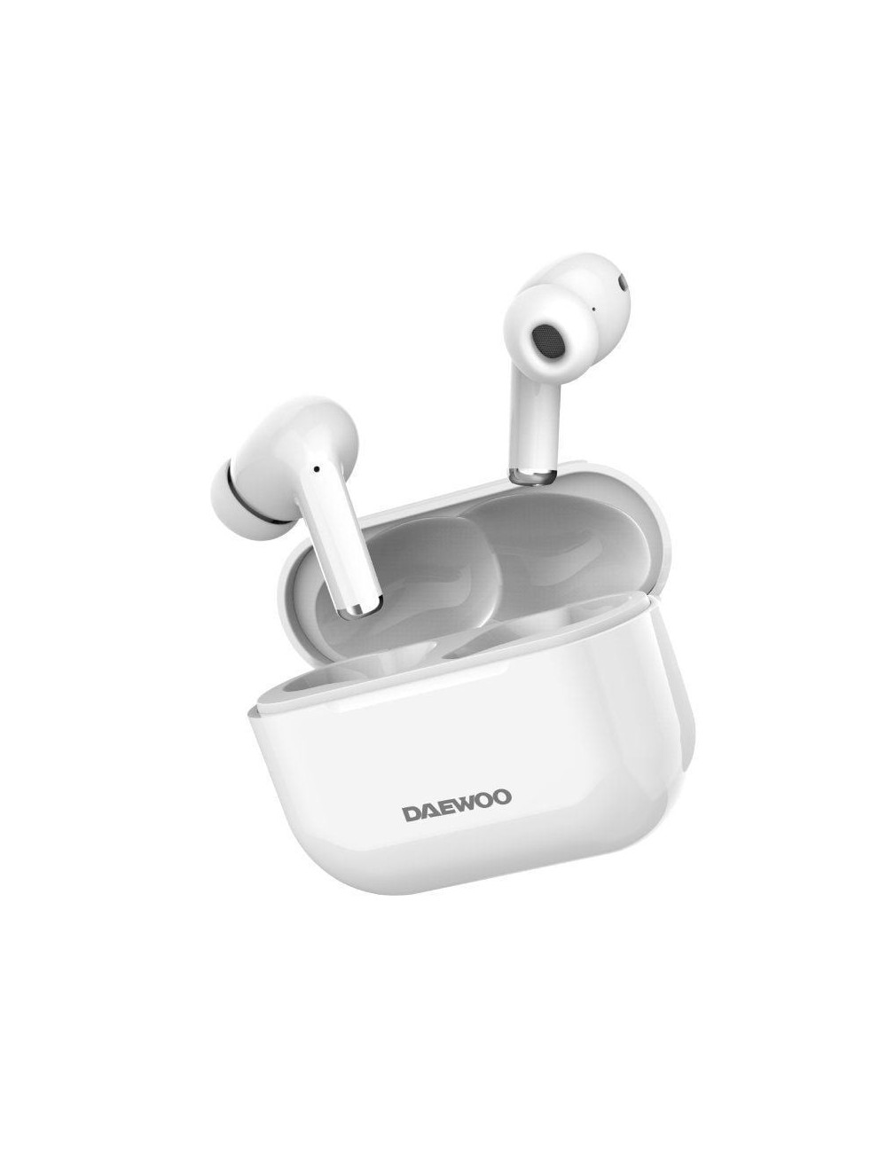 Auriculares Bluetooth Daewoo DW2002 con estuche de carga/ Autonomía 6h/ Blancos