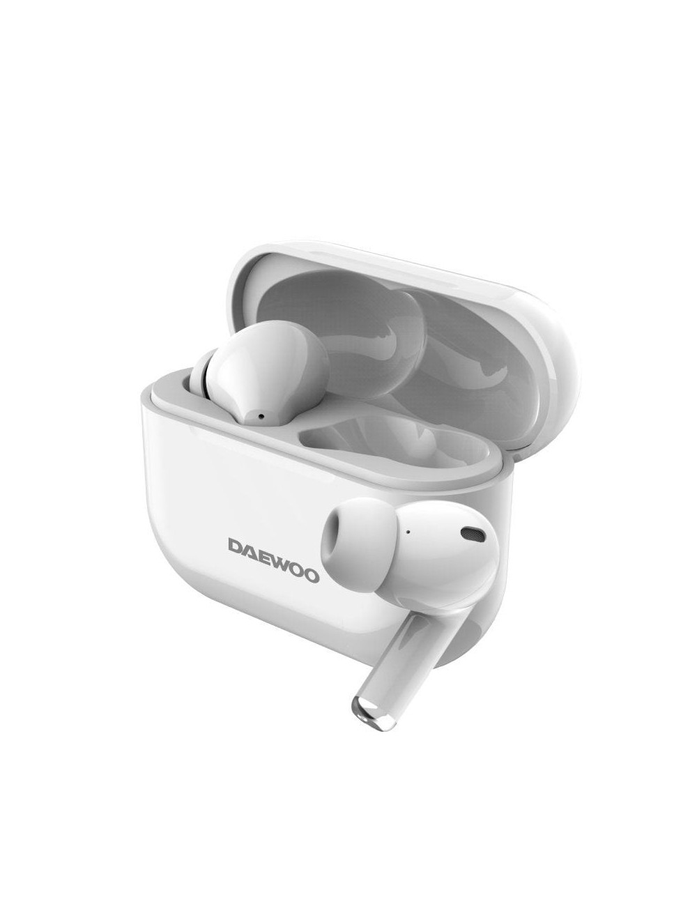 Auriculares Bluetooth Daewoo DW2002 con estuche de carga/ Autonomía 6h/ Blancos